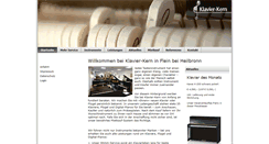 Desktop Screenshot of klavier-kern.de